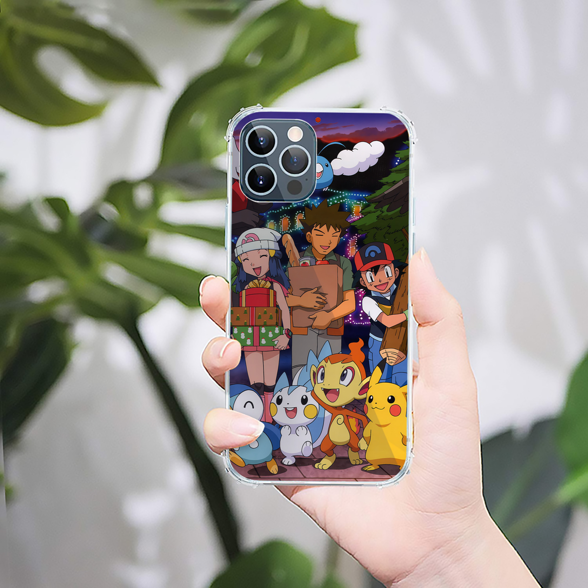 （画像用） ポケットモンスター Pokémon 【iPhone 12シリーズ対応】透明スマホケース（クリアソフトケース）